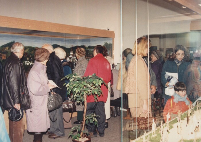 Slavnostní otevření expozice betlémů v roce 1996